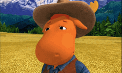 The Backyardigan Tyrone Hurray Sign GIF