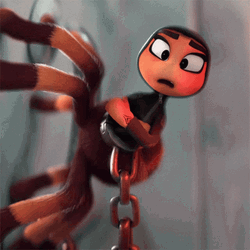 The Bad Guys Confused Tarantula GIF
