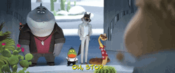 The Bad Guys Mr. Shark Blushing GIF
