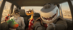 The Bad Guys Mr. Shark Howls GIF
