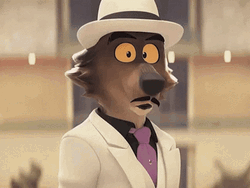The Bad Guys Mr. Wolf Panics GIF