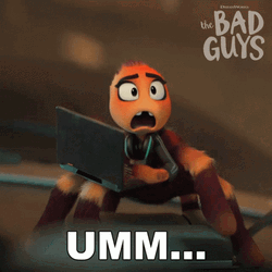 The Bad Guys Ms. Tarantula Laptop GIF