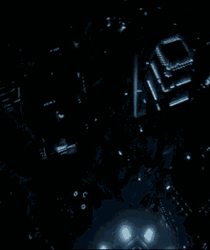 The Batman Flying From The Building GIF