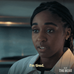 The Bear Tired Ayo Edebiri GIF