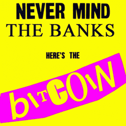 The Bitcoin Flashing Word Text GIF