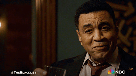 The Blacklist Harold Cheers GIF