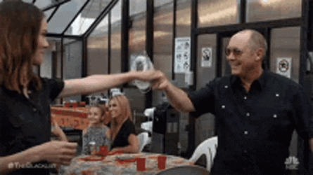The Blacklist Red And Elizabeth Dancing GIF