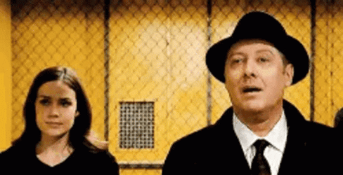 The Blacklist Red And Elizabeth Walking GIF