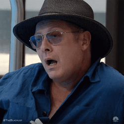 The Blacklist Red Clueless Face GIF