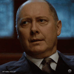 The Blacklist Red Confused GIF