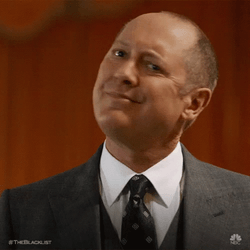 The Blacklist Red Disagreeing GIF