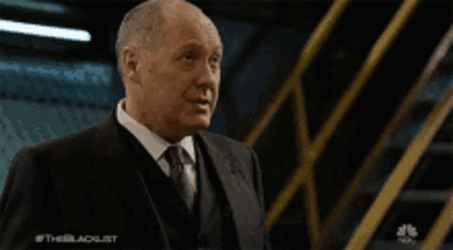 The Blacklist Red Pointing Finger GIF
