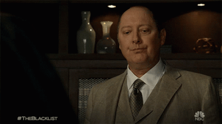 The Blacklist Red Sarcastic Smile GIF