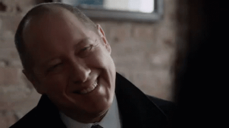 The Blacklist Red Shaking Head GIF