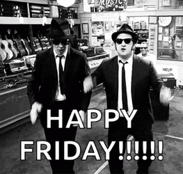 The Blues Brothers Dancing Happy Friday GIF