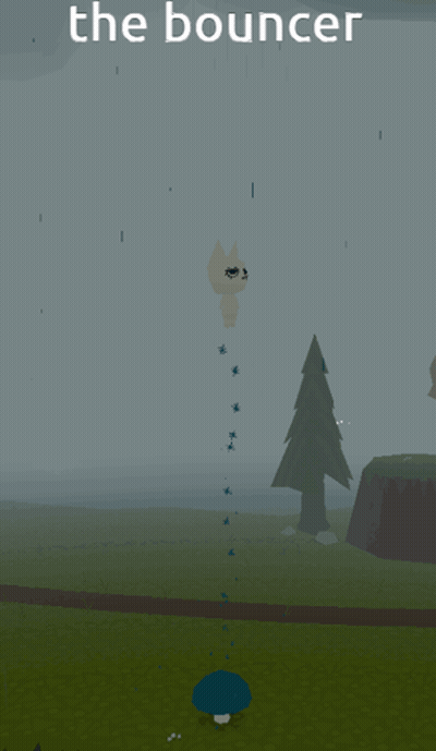 The Bouncer Game On A Rainy Day GIF