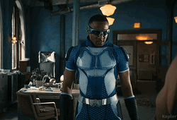 The Boys A Train Fighting With The Deep GIF