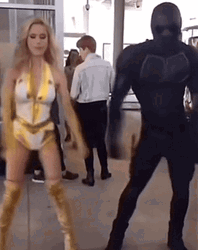 The Boys Annie January And Black Noir Dancing GIF