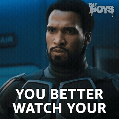 The Boys Poster Man With Beard You Better Watch Your GIF