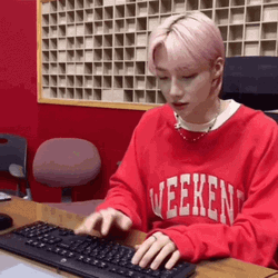 The Boyz Member Fast Typing GIF