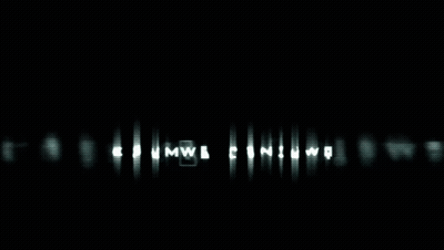 The Call Of Duty 4 Modern Warfare Logo Is Glowing In The Dark GIF
