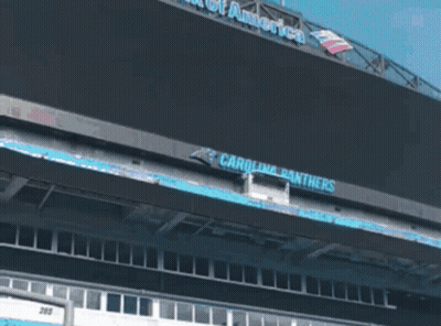 The Carolina Panthers Are Playing A Game At Bank Of America GIF
