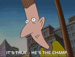 The Champ Is Here Says Stinky Peterson GIF
