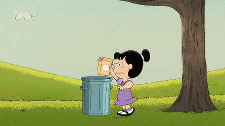 The Charlie Brown Snoopy Happy Birthday GIF