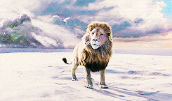 The Chronicles Of Narnia Aslan Stands At Snow GIF