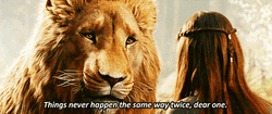 The Chronicles Of Narnia Aslan Talking To Lucy GIF