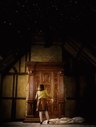 The Chronicles Of Narnia Lucy Sneaking GIF