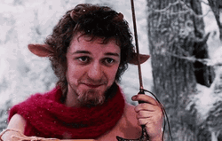 The Chronicles Of Narnia Mr. Tumnus Raising Brows GIF