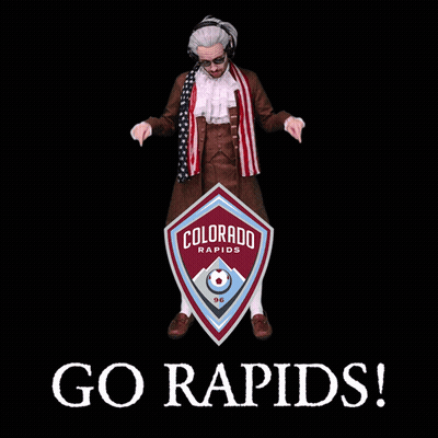 The Colorado Rapids Logo Has A Soccer Ball On It GIF
