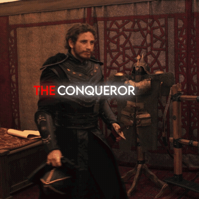 The Conqueror Poster Man In Armor GIF