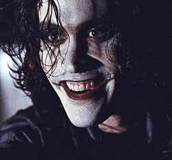 The Crow Eric Draven Grinning GIF