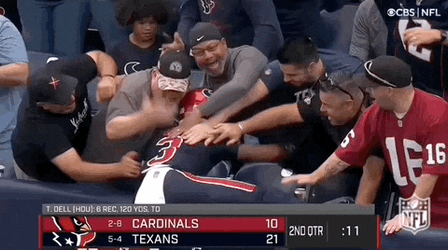The Crowd Help Texans Player GIF