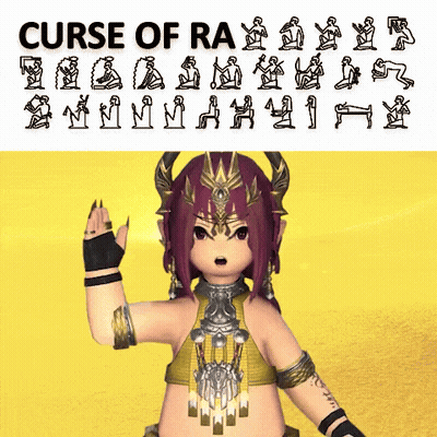 The Curse Of Ra Two Statues GIF