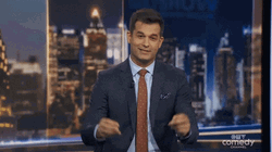 The Daily Show Finger Snap GIF