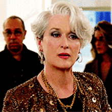 The Devil Wears Prada Stare Up And Down GIF