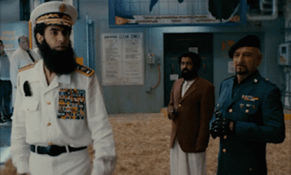 The Dictator Aladeen Pointing Himself And Someone GIF