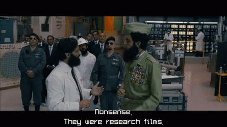 The Dictator Nadal Aladeen They Were Research Films GIF