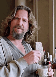 The Dude Stirring His Coffee GIF