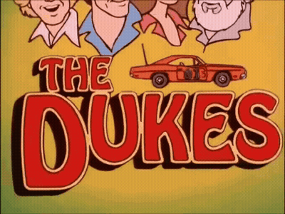 The Dukes Cartoon With Car GIF
