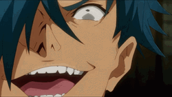 The Dungeon Of Black Company Ninomiya Kinji Anime Laughing GIF