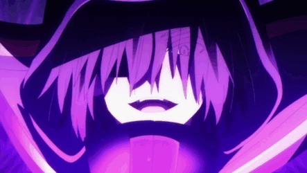The Eminence In Shadow Purple Light GIF
