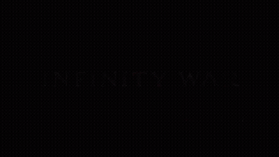 The Endgame Logo For Avengers : Age Of Ultron Is Displayed On A Black Background . GIF