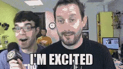 The Excitement Of Being Interviewed GIF