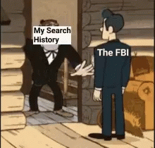 The Fbi Search History Incognito Mode Cartoon Meme GIF