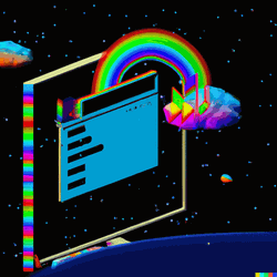 The Files Are In The Computer Bad Bunny Pixel GIF