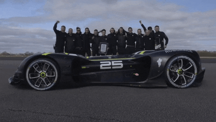 The First Self Driving Fast Car GIF